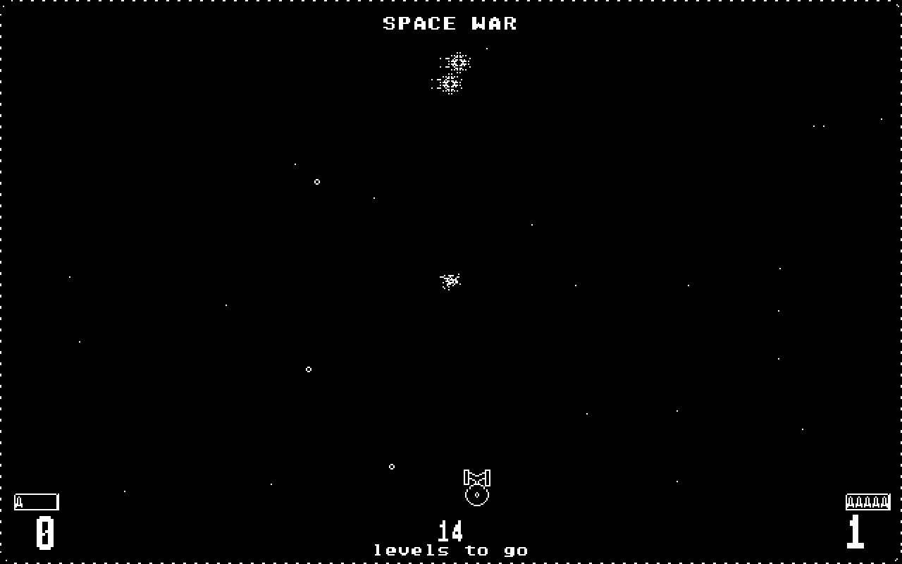 Space War atari screenshot